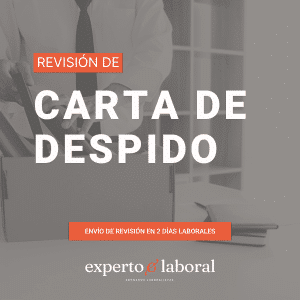 Revisión online carta de despido