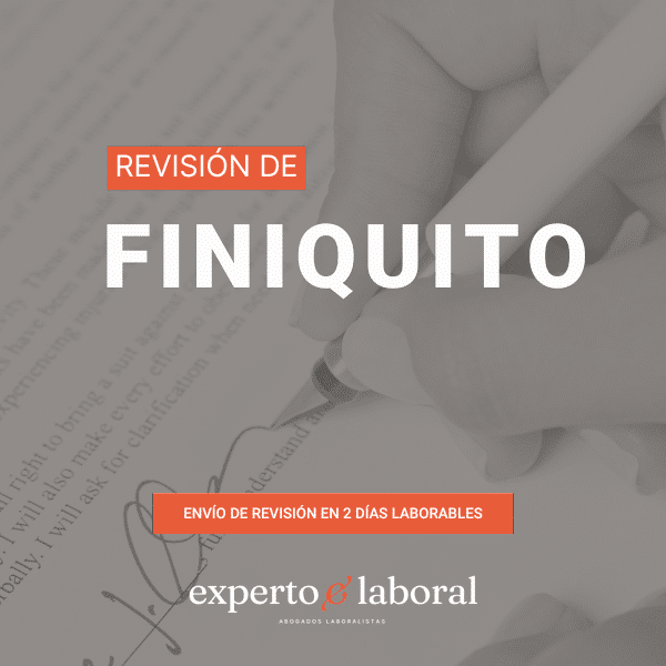 Revisión online de finiquito